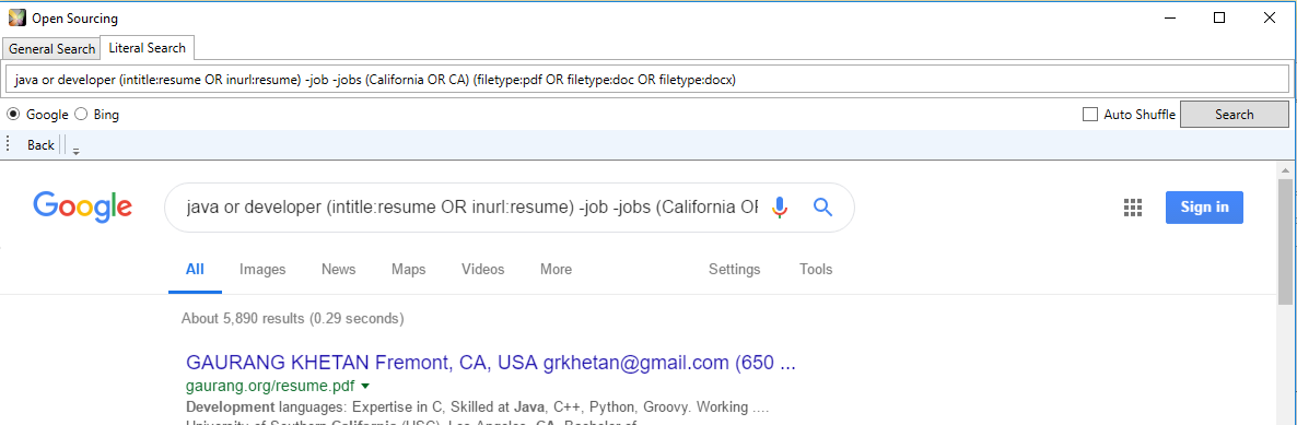 Web-Sourcing