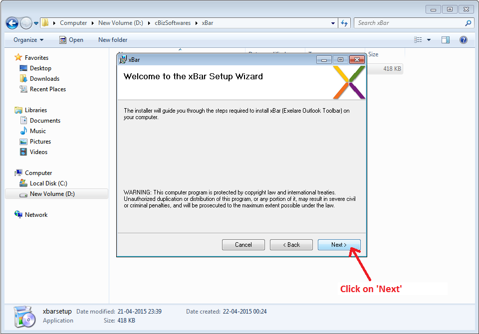 Setup Outlook Integration - Installing the xBar Outlook Plugin