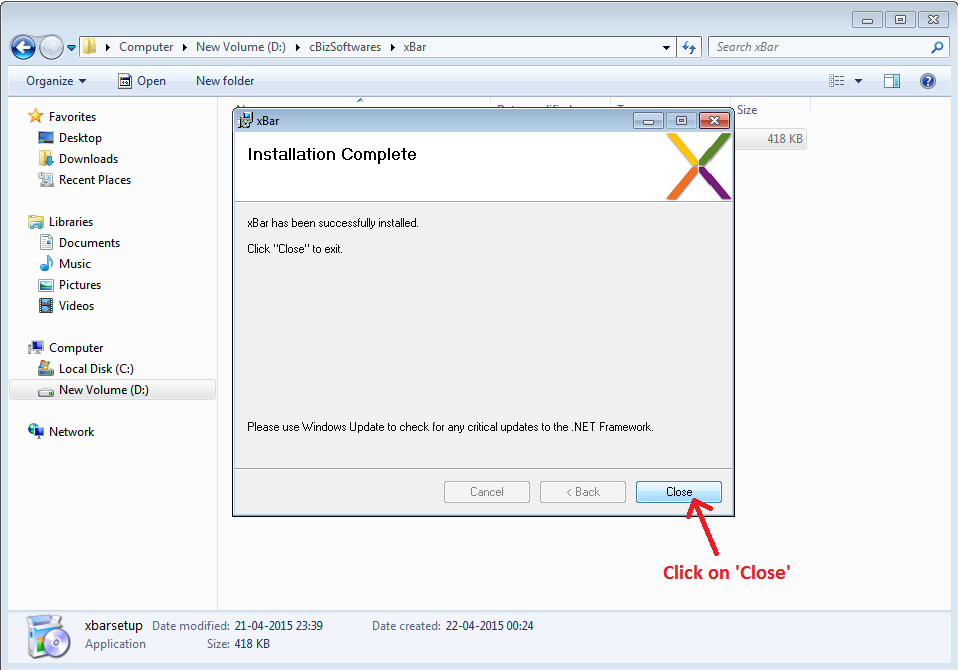 Setup Outlook Integration - Installing the xBar Outlook Plugin
