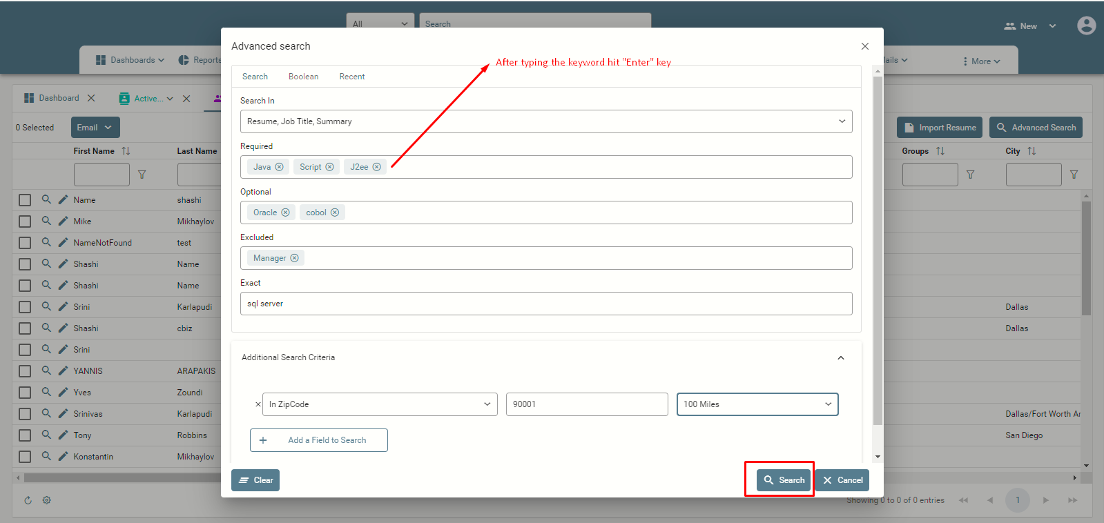 Advanced Search 3