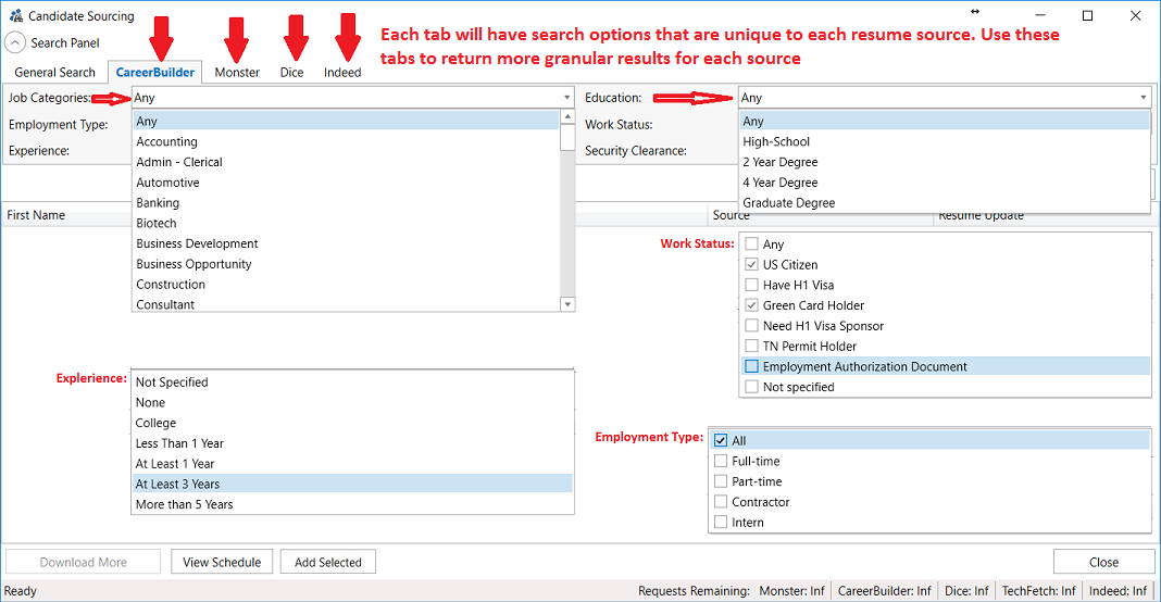 Candidate Sourcing - Updated