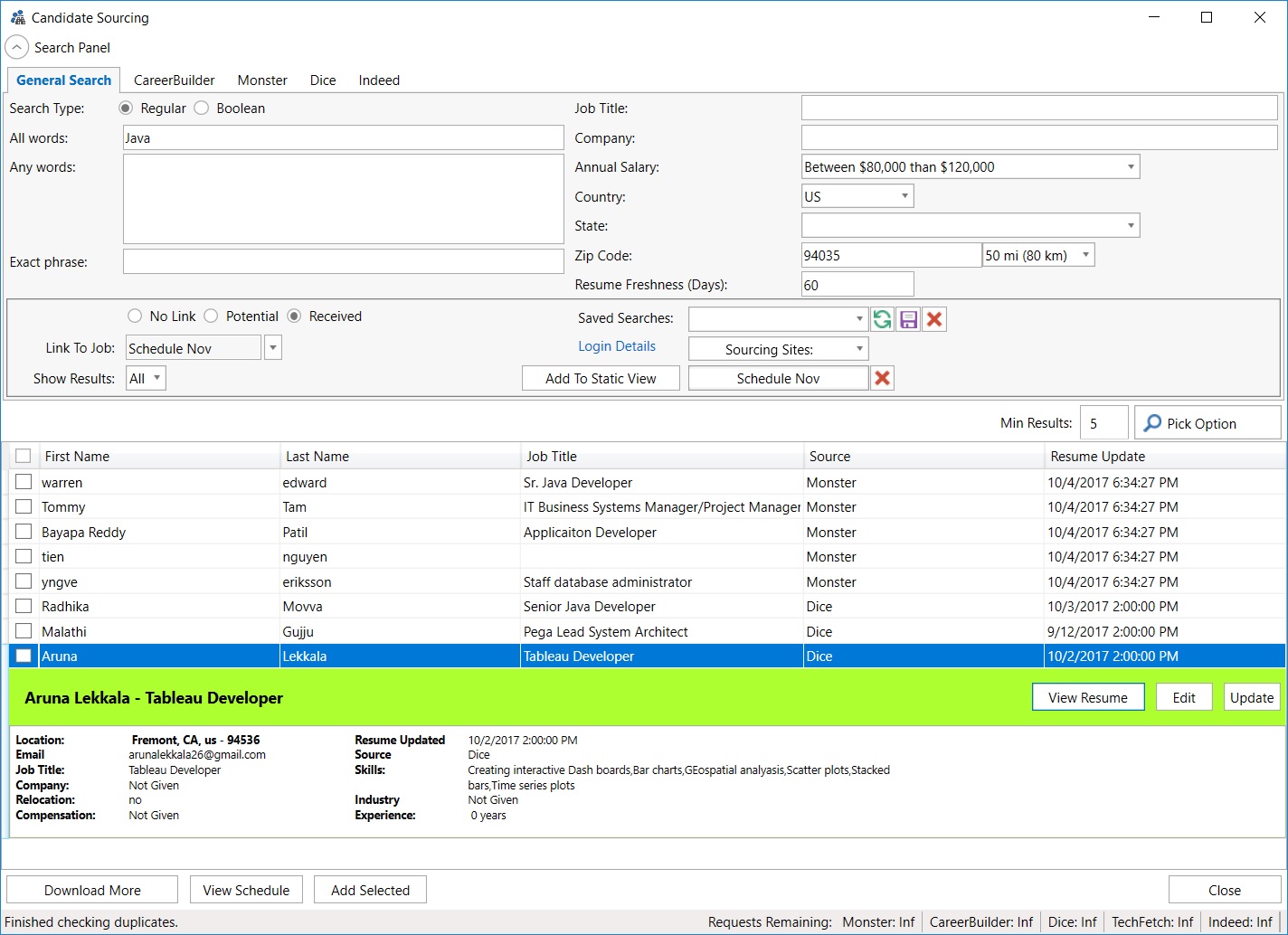 Candidate Sourcing - Updated