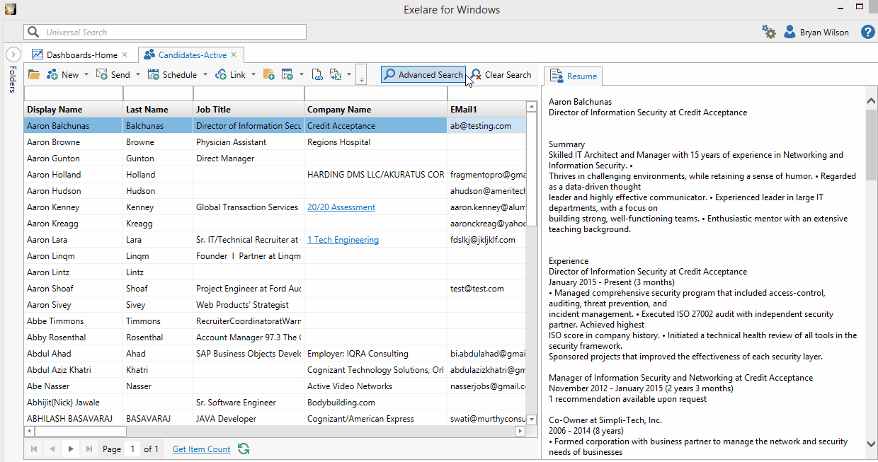 Exelare For Windows 1.0 - A few major features not available in cBizOne