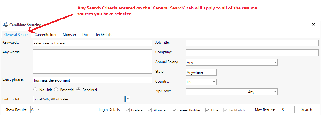 Candidate Sourcing