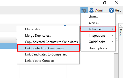 Link Contacts to Companies