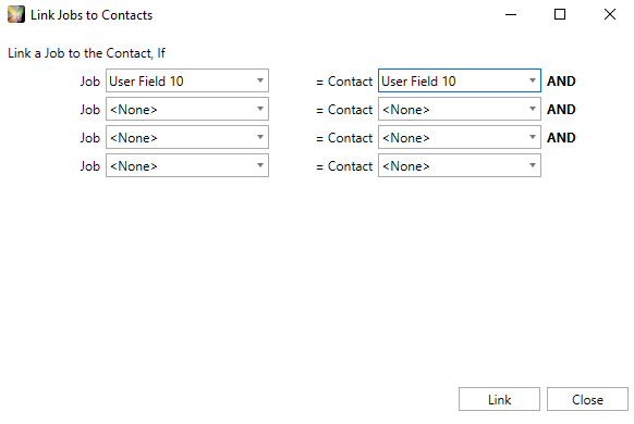 Link Jobs to Contacts