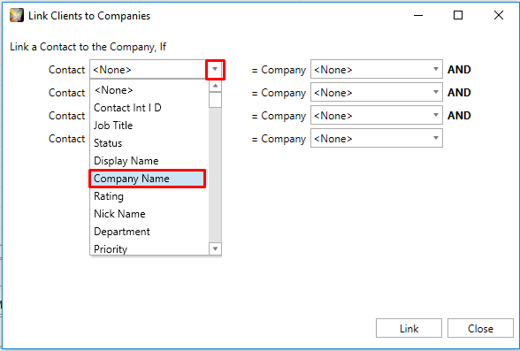 Link Contacts to Companies