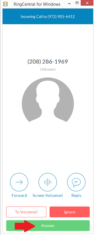 Placing RingCentral 'RingOut' Calls from Exelare