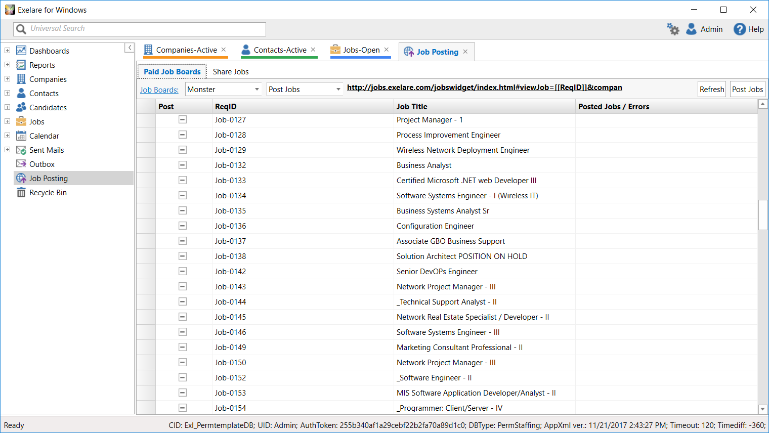 Exelare 'Share' - Facebook, Twitter & LinkedIn Integrations