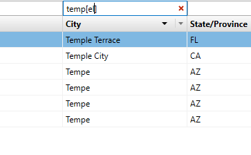Additional techniques - Live Search Bar