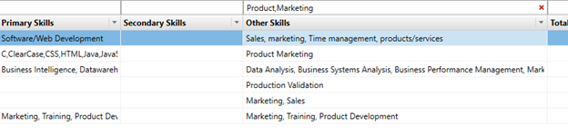 Basic Live Search - using GUI