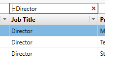 Basic Live Search - using GUI
