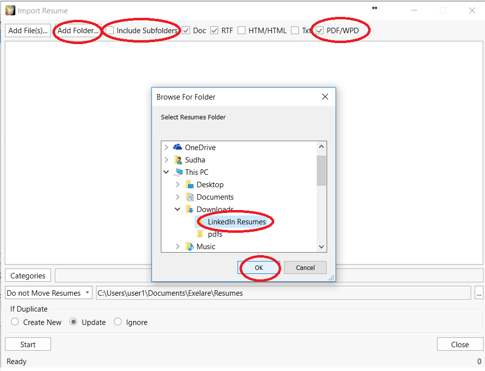 Importing Candidate Resumes From Multiple Files (Bulk Resume Import)