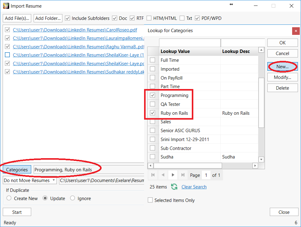 Importing Candidate Resumes From Multiple Files (Bulk Resume Import)