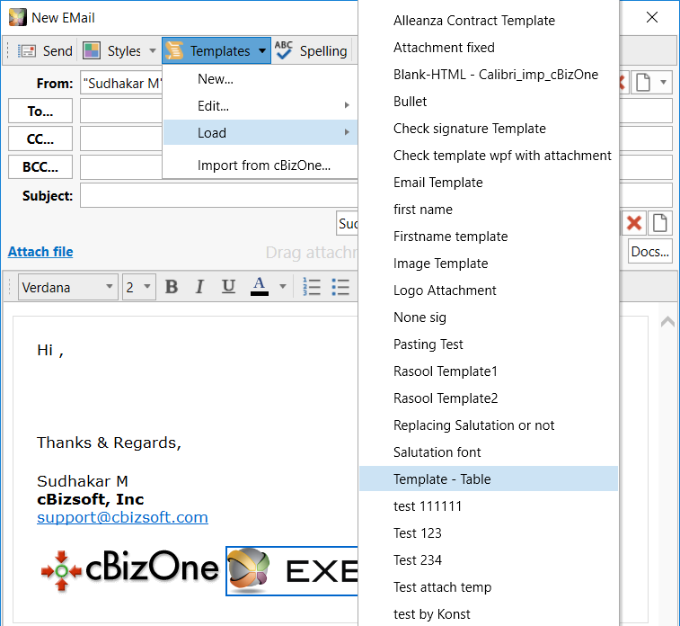 Navigation in Templates